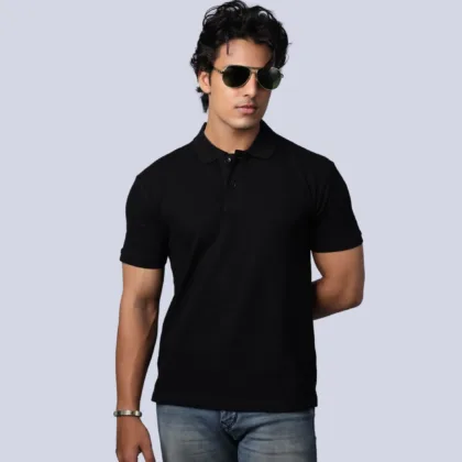 POLO PLAIN BLACK